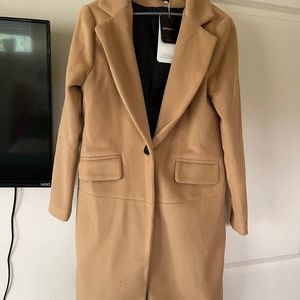 Terry trench coat long